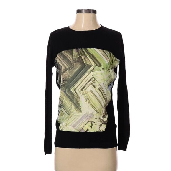 Ted Baker London Silk Panel Sweater - Picture 1 of 6